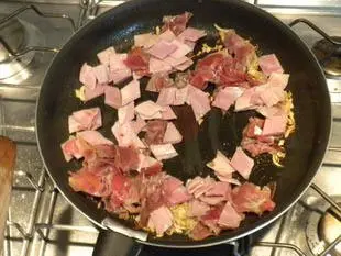 Purée gratinée aux 2 jambons : Étape 2