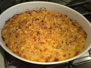 Purée gratinée aux 2 jambons : Étape 6