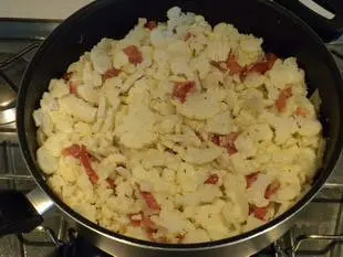 Émincé de chou-fleur aux 3 fromages : Étape 10