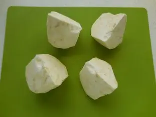 Gratin de céleri et champignons : Étape 1