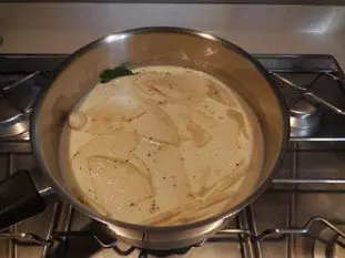 Gratin de céleri et champignons : Étape 3