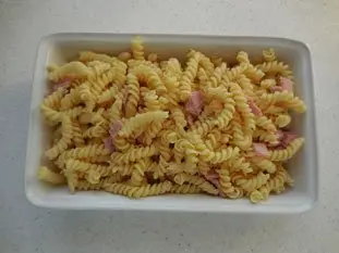 Gratin de pâtes au jambon : Étape 3