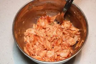 Gratin d'épinards au saumon : Étape 2