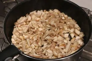 Galettes gratinées aux champignons  : Étape 3