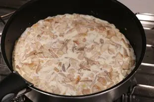 Galettes gratinées aux champignons  : Étape 4