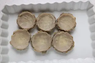 Fonds d'artichauts gratinés : Étape 5