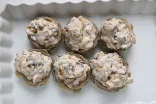 Fonds d'artichauts gratinés : Étape 7
