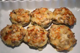 Fonds d'artichauts gratinés : Étape 9