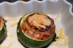 Courgettes garnies express