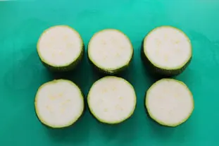Courgettes garnies express : Étape 1