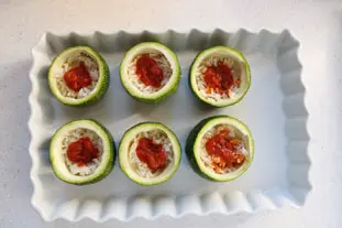 Courgettes garnies express : Étape 3