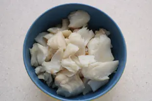 Parmentier de lieu jaune : Étape 2