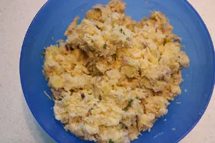 Parmentier de lieu jaune : Étape 8