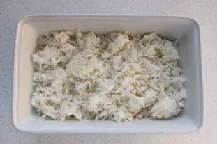 Gratin de poulet au riz et champignons sautés : Étape 4