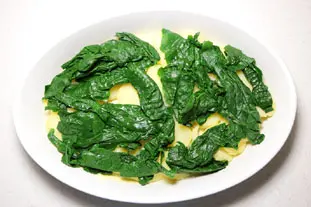 Gratin crémeux d'épinards et pommes de terre  : Étape 3