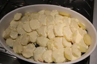 Gratin crémeux d'épinards et pommes de terre  : Étape 7