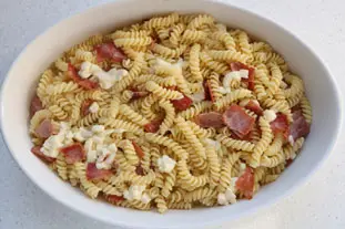 Gratin de pâtes à la mozzarella : Étape 5