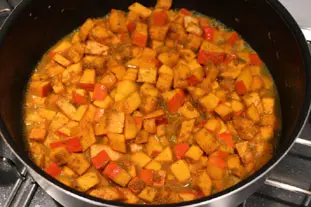Curry de légumes indiens : Étape 9