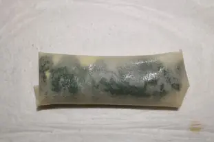 Brick épinards-cajou : Étape 5