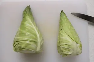 Choux grillés au citron : Étape 3