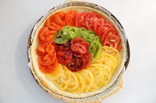 Tarte fromagère aux tomates : Étape 6