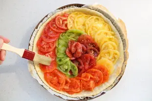 Tarte fromagère aux tomates : Étape 7