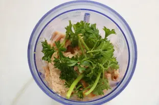 Pommes de terre au four, oeuf poché et sauce au thon : Étape 2