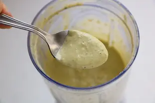 Pommes de terre au four, oeuf poché et sauce au thon : Étape 4