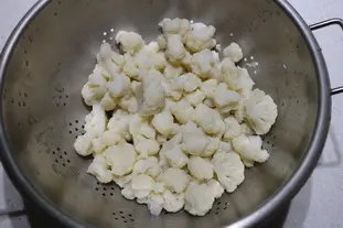 Purée de chou fleur et pois chiche : Étape 3