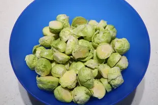 Choux de bruxelles rôtis à la sauge et citron : Étape 2