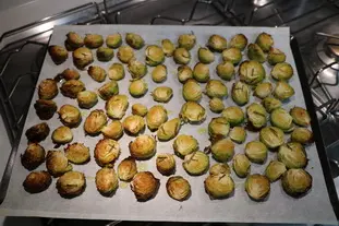 Choux de bruxelles rôtis à la sauge et citron : Étape 6
