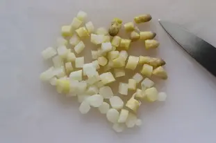 Asperges en petits pois : Étape 3