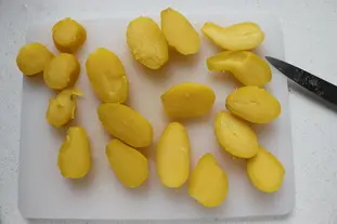 Pommes de terre en croque-monsieur : Étape 1