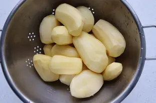 Pommes de terre rôties à la provençale : Étape 1
