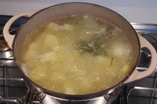 Pommes de terre rôties à la provençale : Étape 5