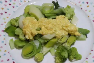 Poireaux et brocoli à la flamande