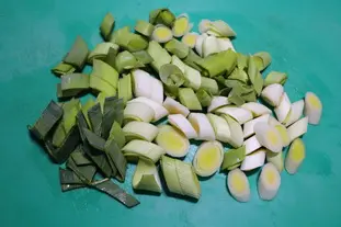 Poireaux et brocoli à la flamande : Étape 1