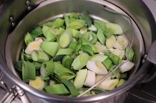 Poireaux et brocoli à la flamande : Étape 4