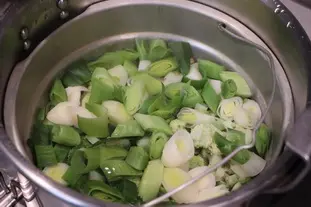 Poireaux et brocoli à la flamande : Étape 8