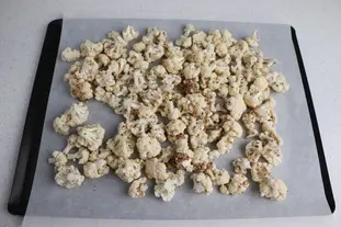 Curry-coco de chou fleur : Étape 2