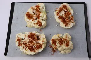 Chou fleur gratiné aux épices : Étape 5