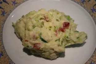 Purée de topinambours au poireau