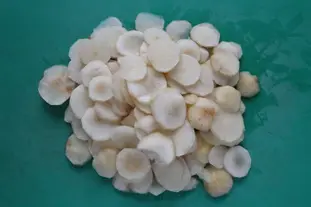 Purée de topinambours au poireau : Étape 1