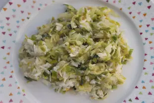 Riz aux légumes verts