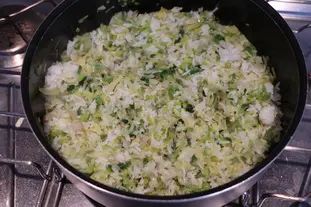 Riz aux légumes verts : Étape 8