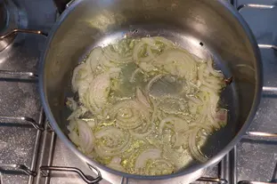 Épinards et pois chiches à la milanaise : Étape 2