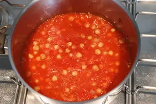 Épinards et pois chiches à la milanaise : Étape 4