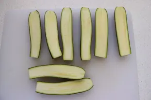 Courgettes à la grecque : Étape 1