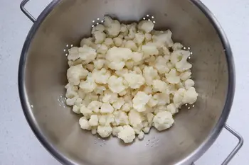 Chou fleur et aubergines violettes au pesto grec : Étape 2