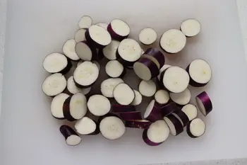 Chou fleur et aubergines violettes au pesto grec : Étape 3